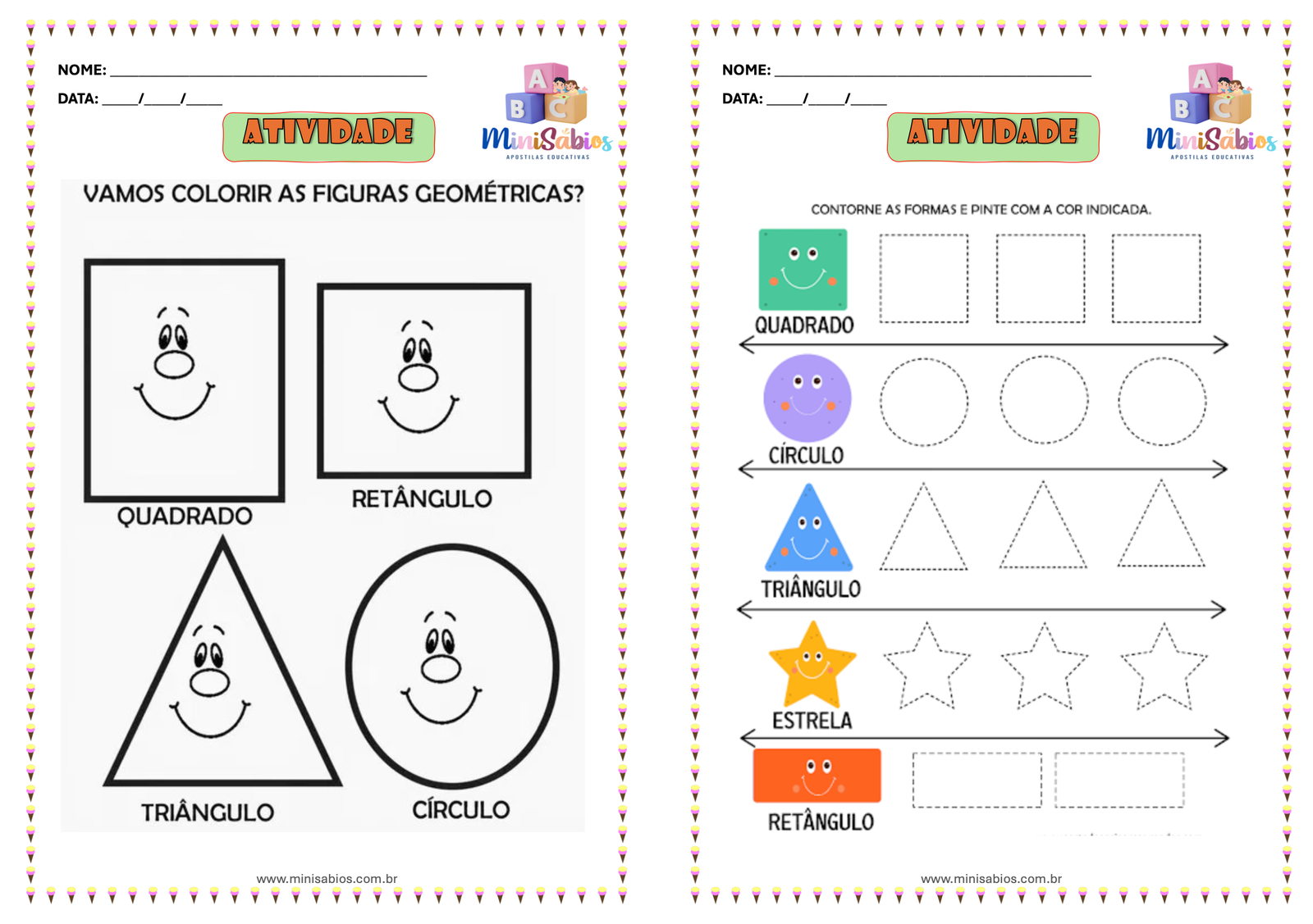 Formas Geométricas - 15 páginas - Image 2