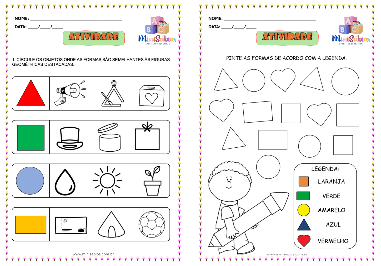Formas Geométricas - 15 páginas - Image 3