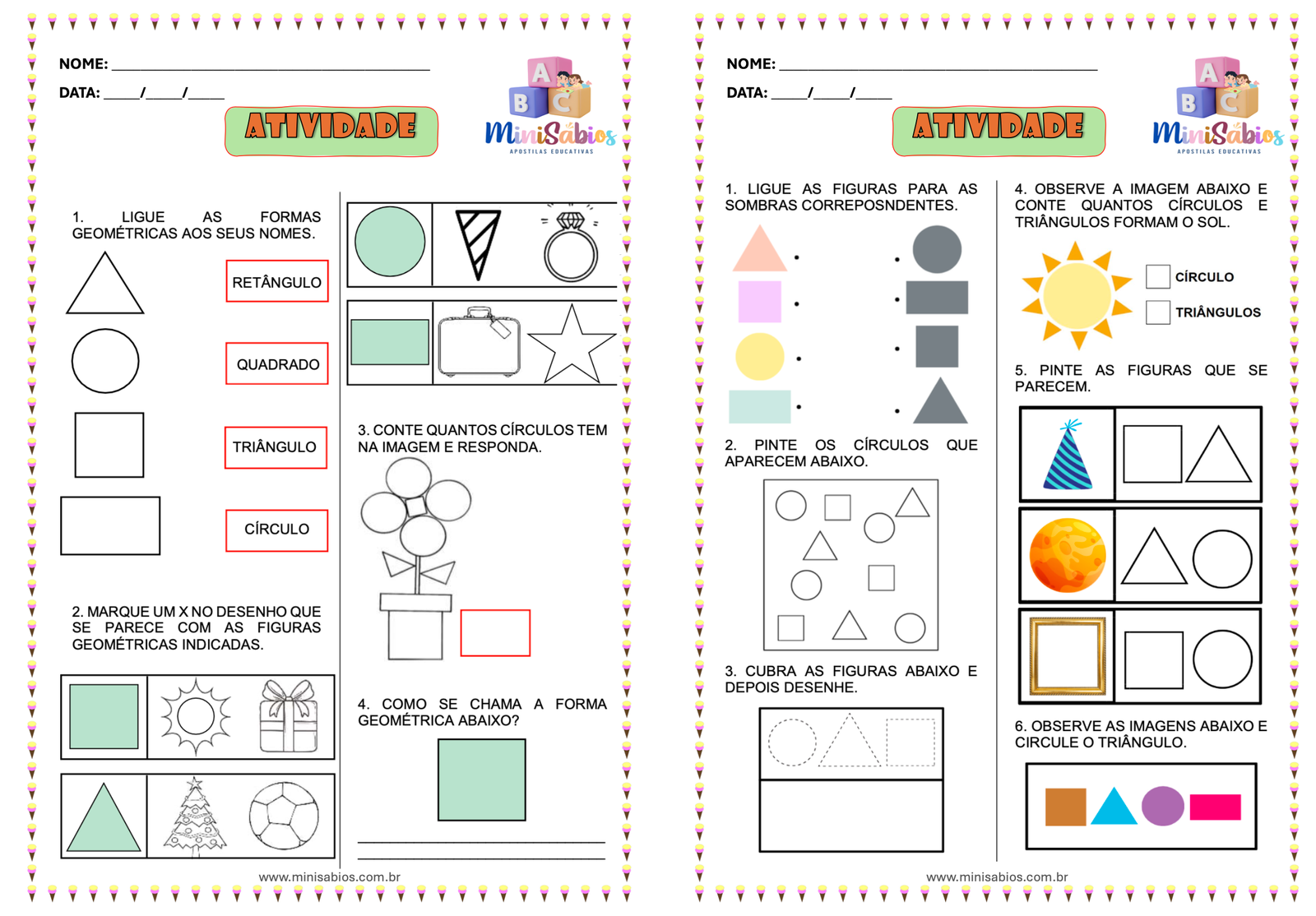 Formas Geométricas - 15 páginas - Image 4